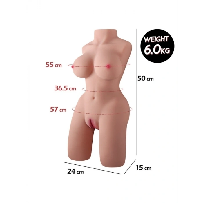 VipMarketim 6 kg mini yarım vücut manken