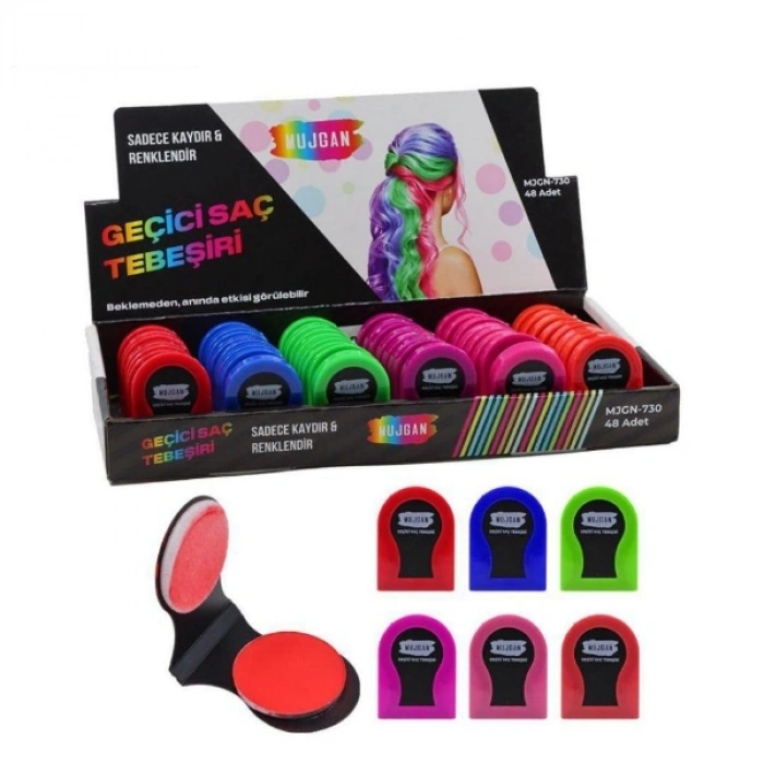 VipMarketim 6lı Geçici Saç Tebeşiri Seti