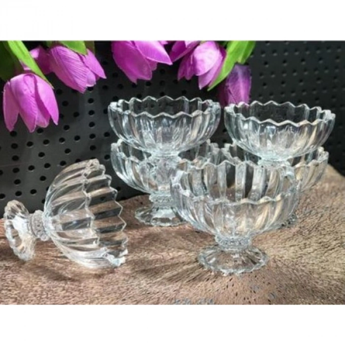 VipMarketim 6lı Kristal Çerezlik Seti