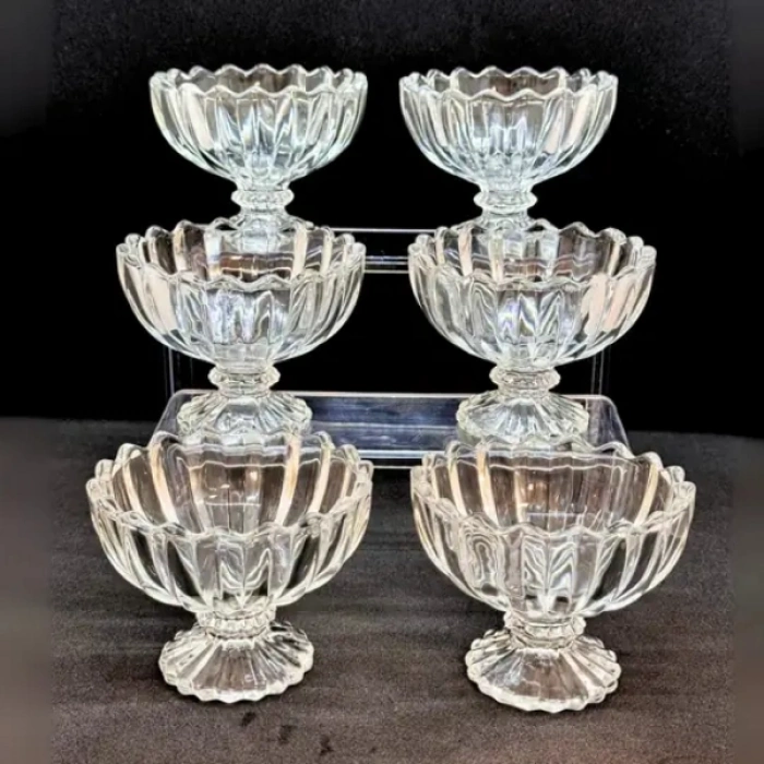 VipMarketim 6lı Kristal Çerezlik Seti