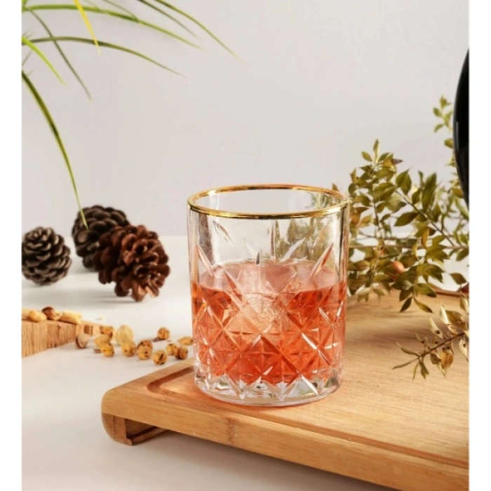 VipMarketim 6lı Kristal Meşrubat Bardağı 300 ml