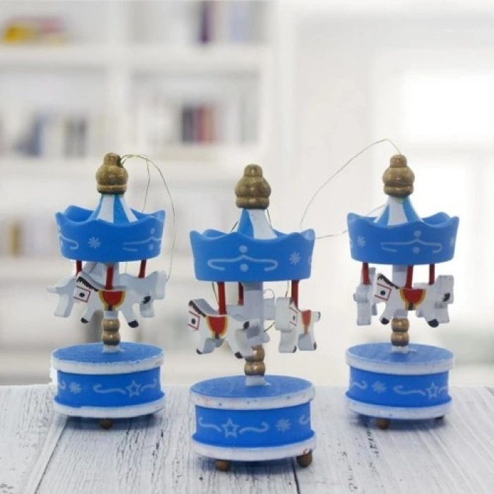 VipMarketim 6lı Mavi Mini Atlı Karınca