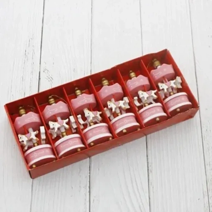 VipMarketim 6lı Ufak Atlı Karınca Açık Pembe