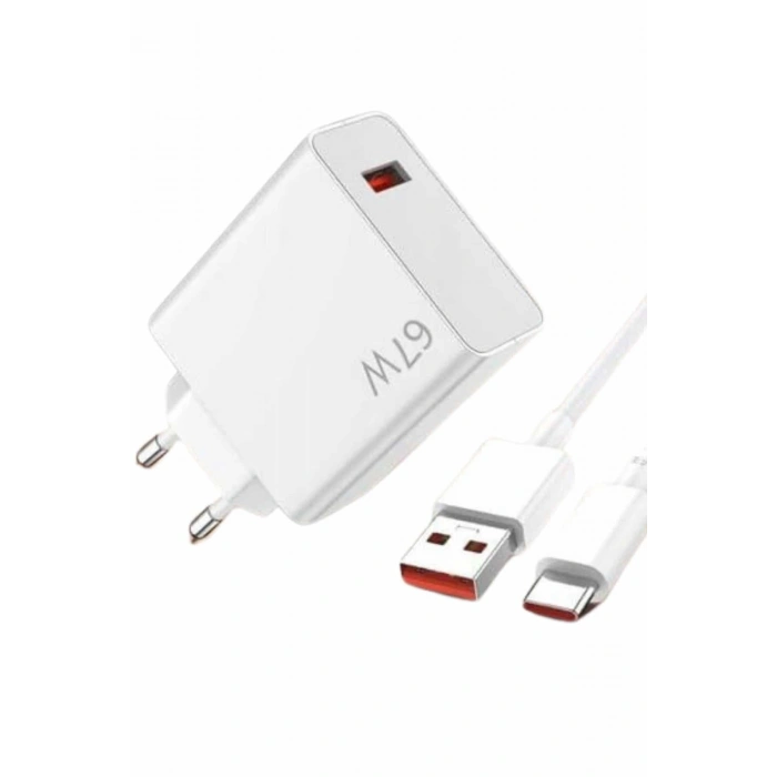 VipMarketim 67W Hızlı Şarj Yüksek Voltaj Korumalı Type C Şarj Adaptörü