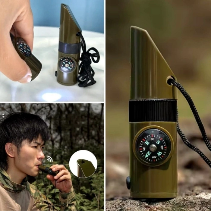 VipMarketim 7si 1 Arada Acil Durum Düdüğü