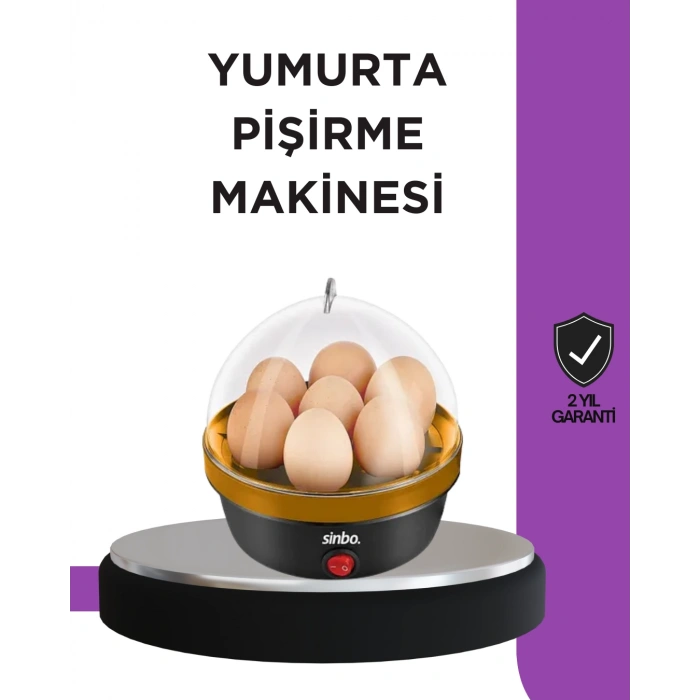 VipMarketim 7 Yumurta Kapasiteli Buharlı Yumurta Pişirme Cihazı Sesli Uyarılı