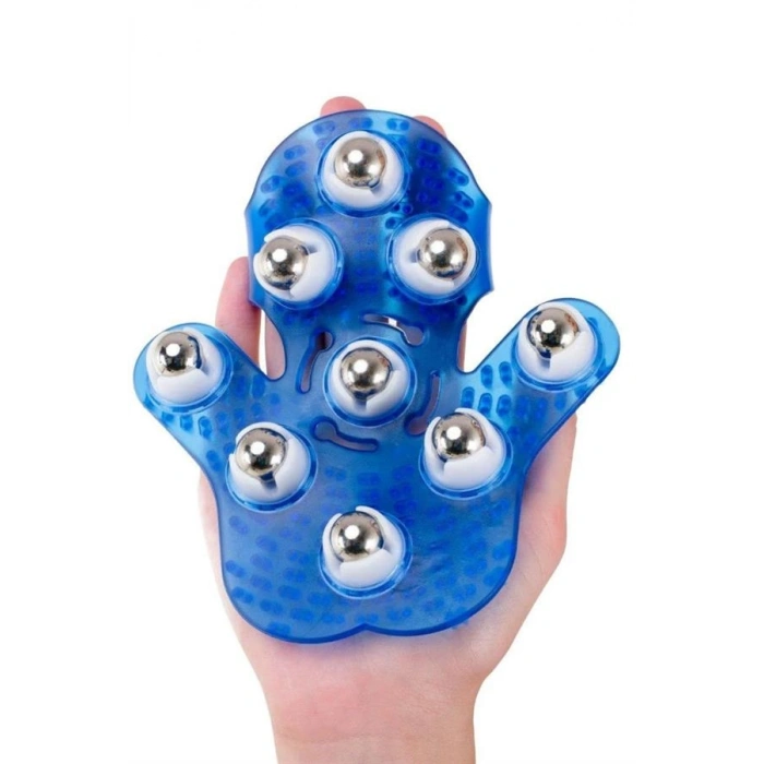 VipMarketim 9 Bilyeli Masaj Eldiveni Giyilebilir Plastik Vücut Sıkılaştırıcı