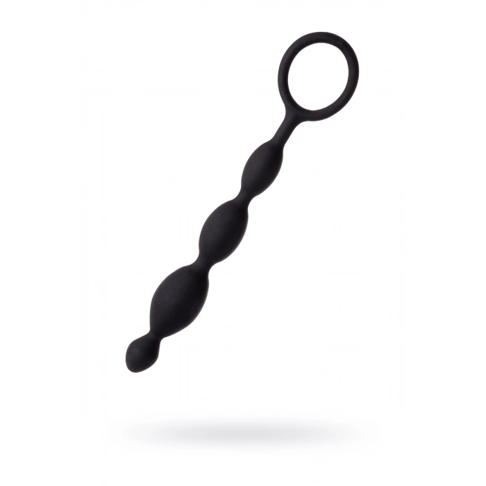 VipMarketim A-Toys  Anal Boncuk S, silikon, siyah, 19,5cm