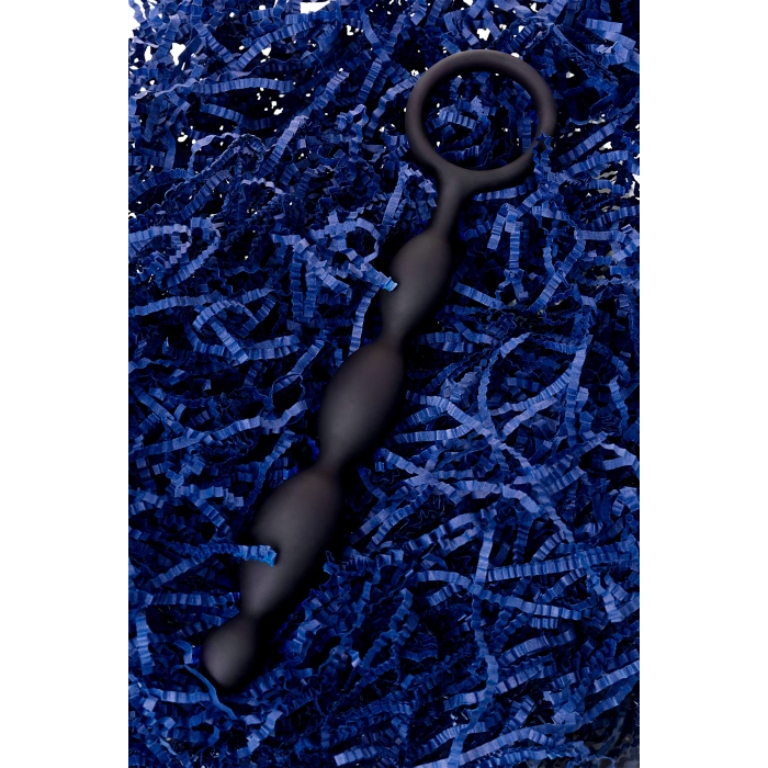 VipMarketim A-Toys  Anal Boncuk S, silikon, siyah, 19,5cm