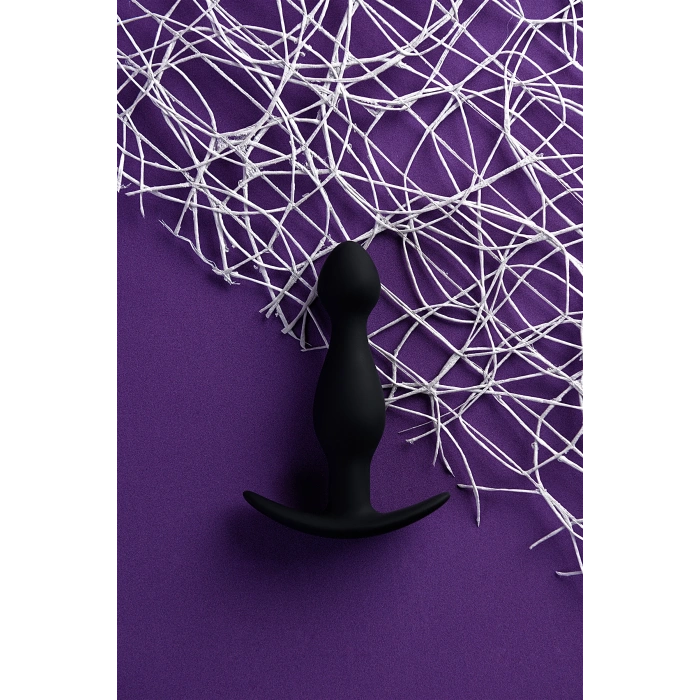 VipMarketim A-toys Anal Plug, Beden S, Silikon, Siyah, 11,5 Cm