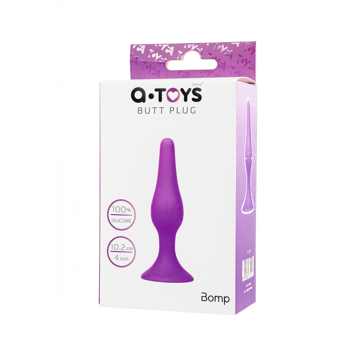 VipMarketim A-Toys  Anal Plug, silikon, mor, 10,2 cm