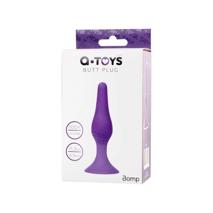 VipMarketim A-toys Anal Plug, Silikon, Mor, 11,3 Cm