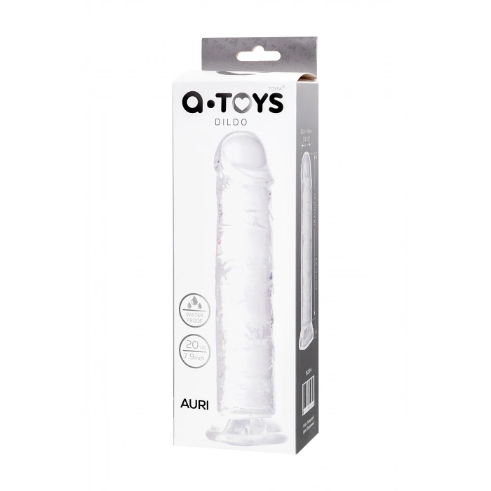 VipMarketim A-toys Auri Yapay Penis, Tpe, Transparan, 20 Cm
