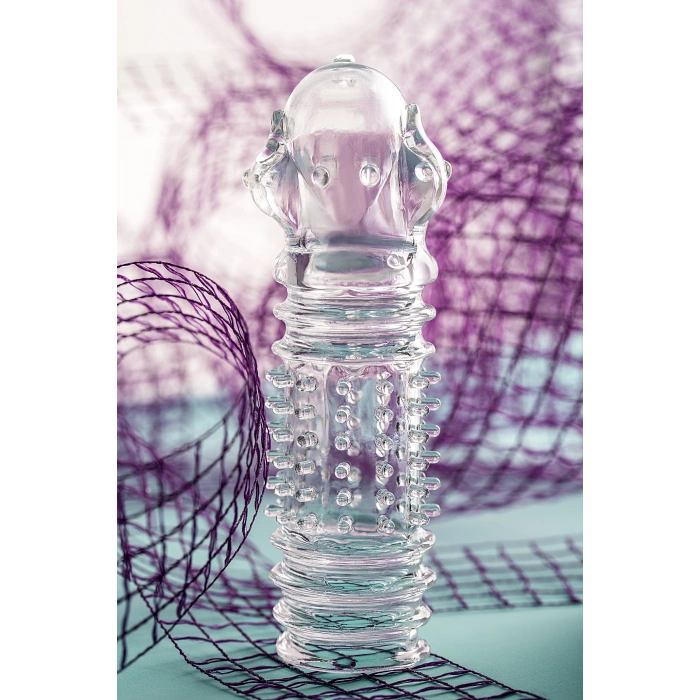 VipMarketim A-Toys Baldi Penis Klıfı, TPR, Şeffaf, 15,3 cm