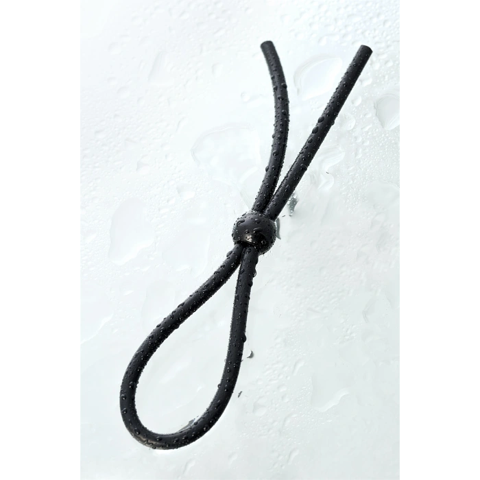 VipMarketim A-toys tek boncuklu penisine kement, silikon, siyah, 19,5 cm