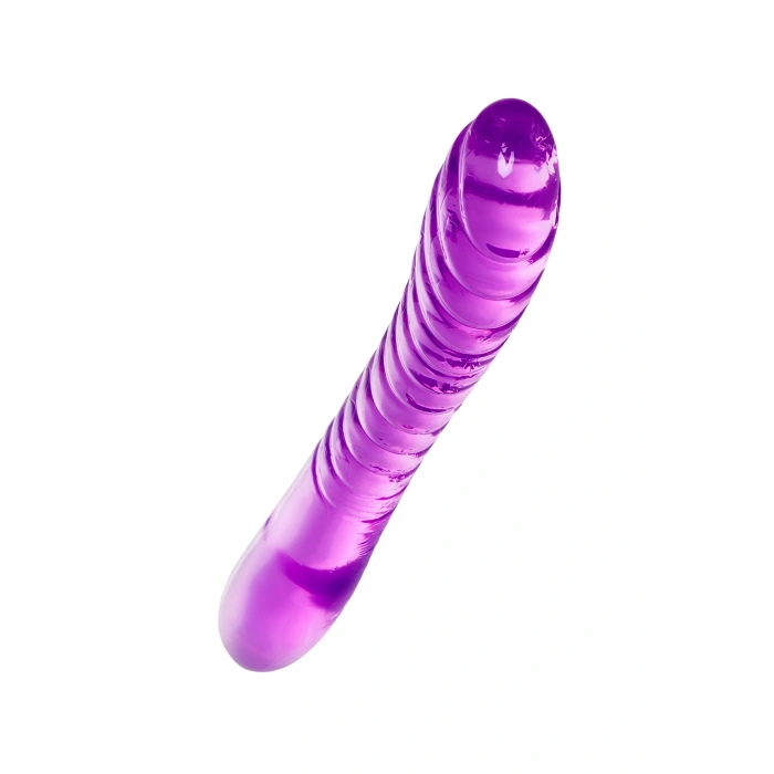 VipMarketim A-toys Çift Taraflı Jel Dildo Frica, Tpe, Mor, 23 Cm
