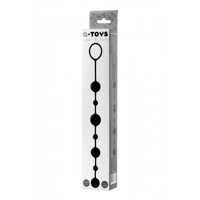 VipMarketim A-toys Coron Anal Boncuk, Silikon, Siyah, 35,9cm