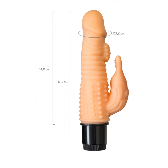VipMarketim A-toys Fand Realistik Vibratör, Tpe, Ten, 17,5 Cm