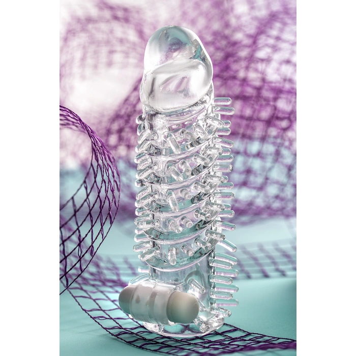 VipMarketim A-toys Frilin Penis Klıfı, Tpr, Şeffaf, 13,4 Cm