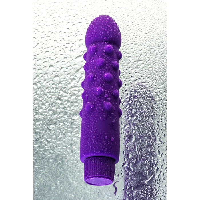 VipMarketim A-toys Gerçekçi Olmayan Vibratör, Silikon, Mor, 17 Cm