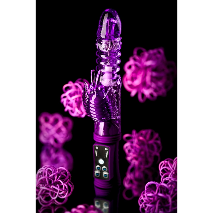 VipMarketim A-toys High-tech Klitoral Uyarıcı Vibratör, Tpr, Mor, 23 Cm