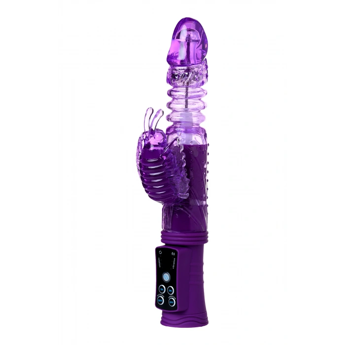 VipMarketim A-Toys High-Tech Klitoral Uyarıcı Vibratör, TPR, mor, 23 cm