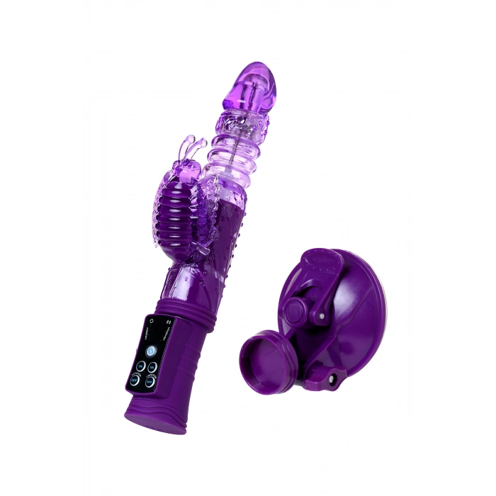 VipMarketim A-Toys High-Tech Klitoral Uyarıcı Vibratör, TPR, mor, 23 cm