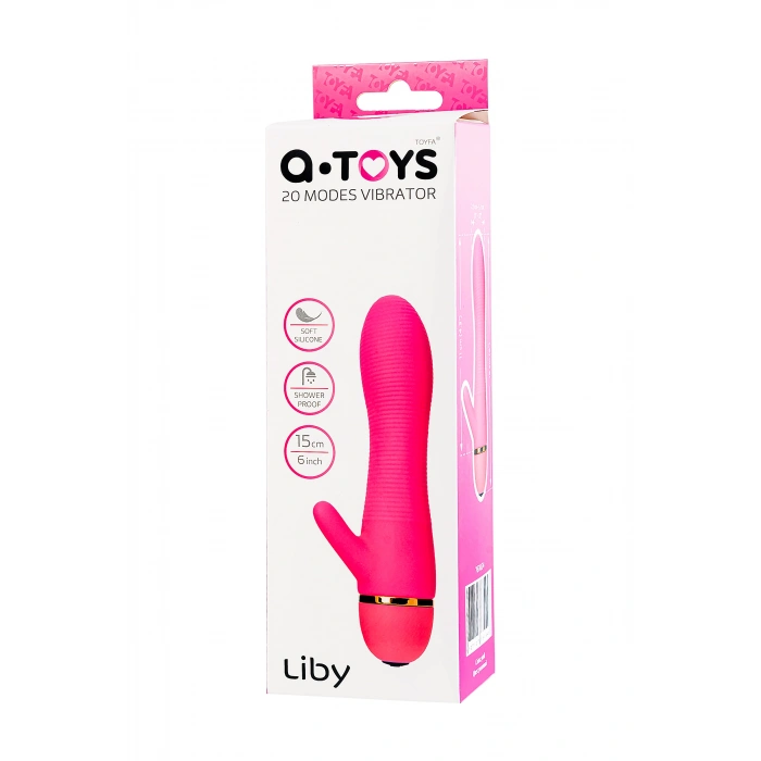 VipMarketim A-toys Klitoral Uyarıcı Vibratör, Silikon, Pembe, 15 Cm