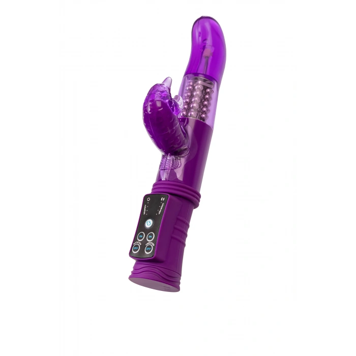 VipMarketim A-Toys Klitoral Uyarıcı Vibratör, TPR, Mor, 22,5 cm
