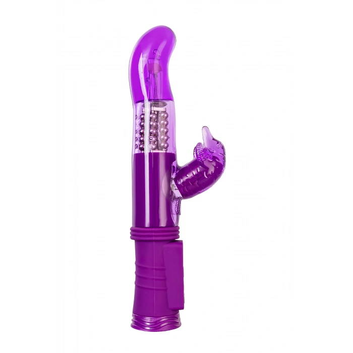 VipMarketim A-toys Klitoral Uyarıcı Vibratör, Tpr, Mor, 22,5 Cm