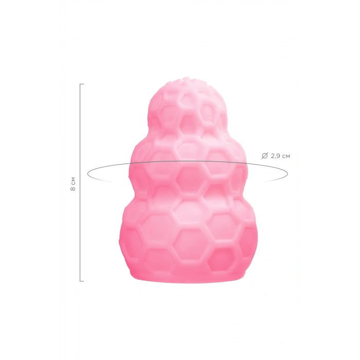 VipMarketim A-toys Masturbator Flaff, Tpe, Pembe, 8cm, Ø 2,9 Cm