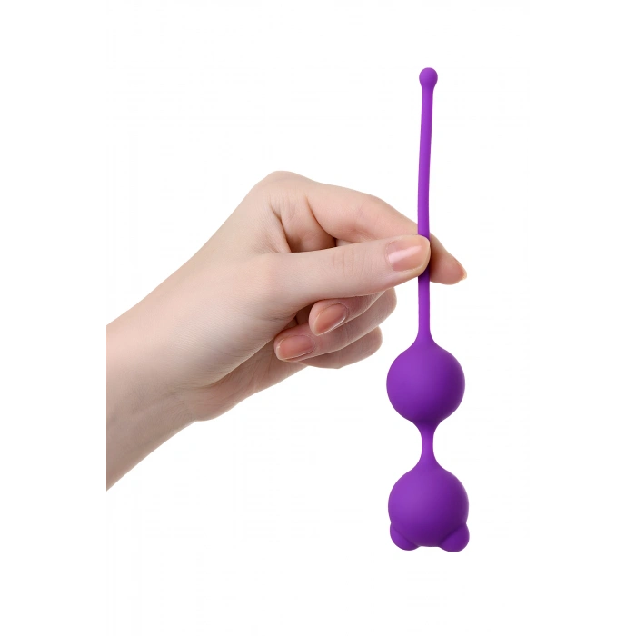 VipMarketim A-toys Meeko Vajinal Topları, Silikon, Mor, 16,4 Cm, Ø 2,7 Cm