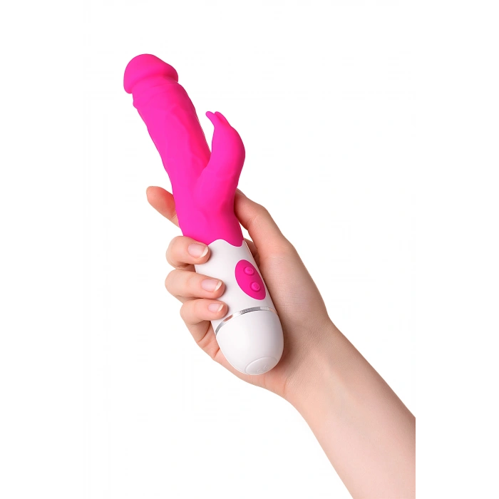 VipMarketim A-Toys  Mist Vibratör, Silikon, Pembe, 25,4 cm