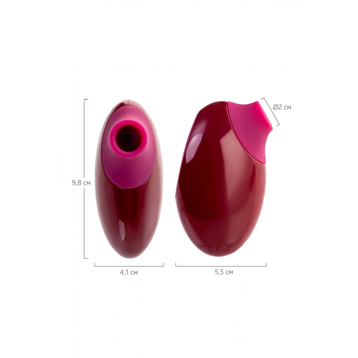 VipMarketim A-toys Myrty Vakum Mastürbatör, Bordo, 9,8 Cm