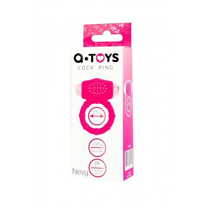 VipMarketim A-toys Nevy Penis Halkası, Silikon, Pembe, Ø 2,5 Cm