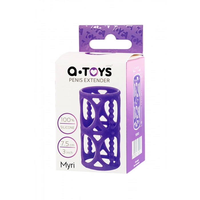 VipMarketim A-Toys   penis eki, silikon, mor, 7,5 cm