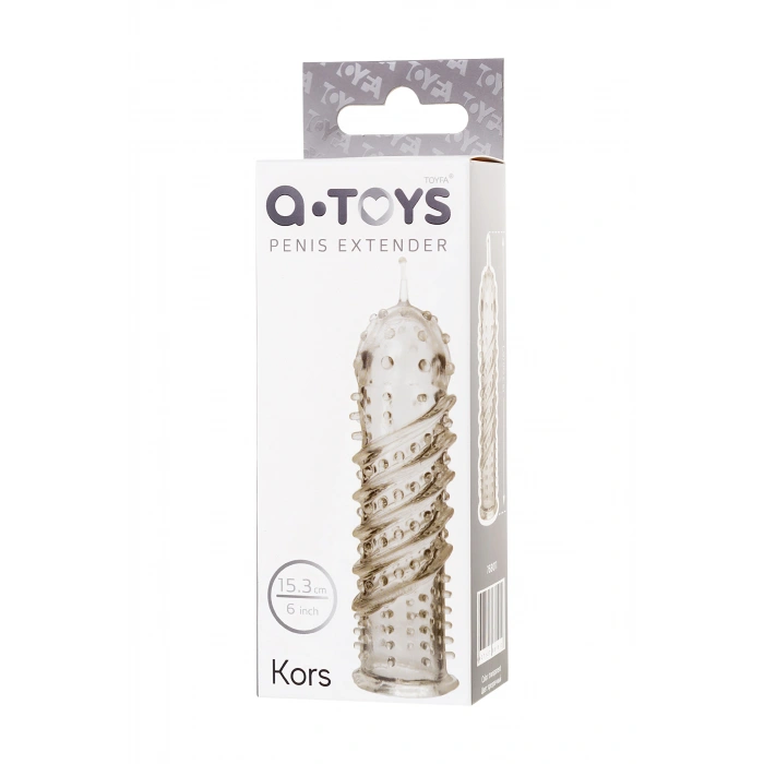 VipMarketim A-Toys  Penis Klıfı , Şeffaf TPR, 15,3 cm