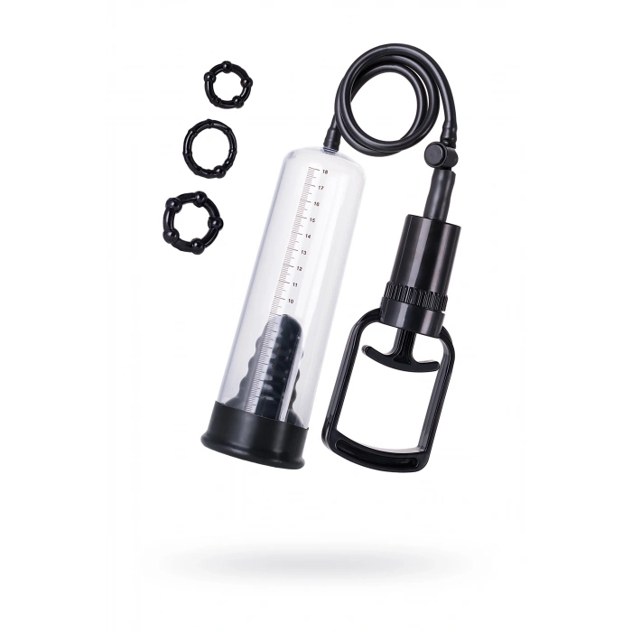 VipMarketim A-toys Penis Pompası, Pvc, Şeffaf, 20,5 Cm