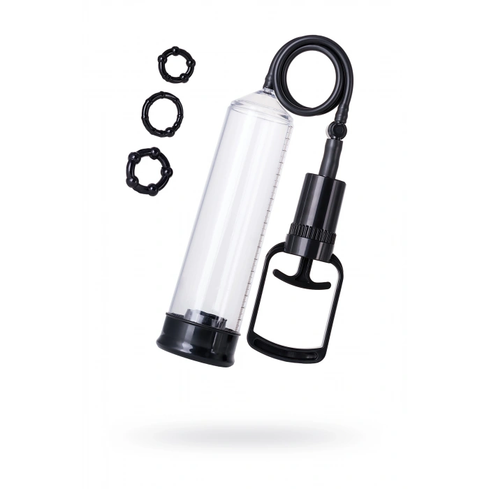 VipMarketim A-toys Penis Pompası, Pvc, Siyah, 23,5 Cm