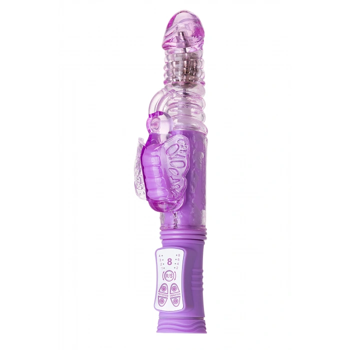 VipMarketim A-toys Serk High-tech Klitoral Uyarıcı Vibratör, Tpe, Mor, 24,5 Cm