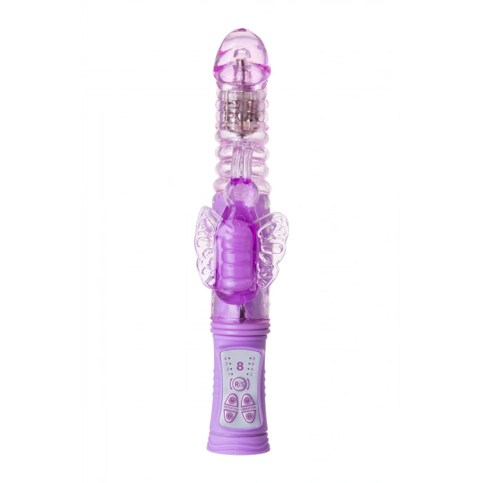 VipMarketim A-toys Serk High-tech Klitoral Uyarıcı Vibratör, Tpe, Mor, 24,5 Cm