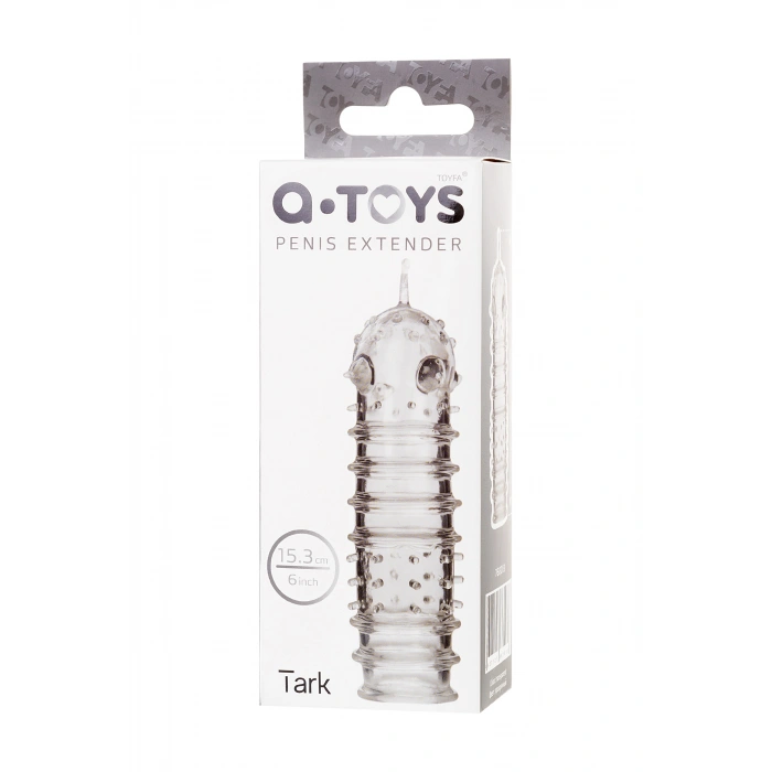 VipMarketim A-toys Tark Penis Klıfı, Tpr, Şeffaf, 15,3 Cm