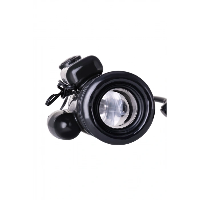 VipMarketim A-Toys Titreşimli penis pompası, PVC, Siyah, 22,8 cm