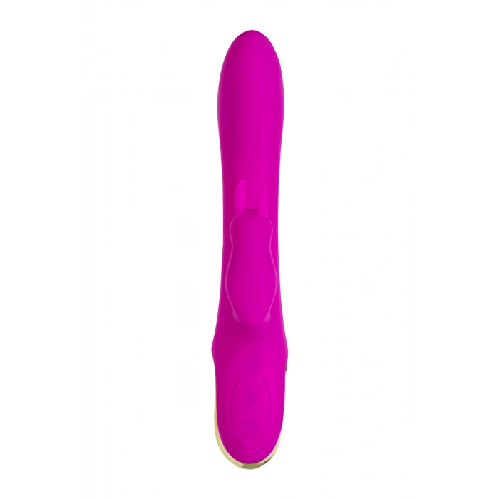 VipMarketim A-Toys  TRINNY Üçlü Vibratör, Silikon, Mor, 21.5 cm