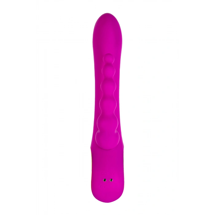 VipMarketim A-Toys  TRINNY Üçlü Vibratör, Silikon, Mor, 21.5 cm