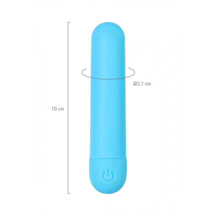 VipMarketim A-Toys  Vibratör mermisi MURR, silikon, mavi, 10 cm