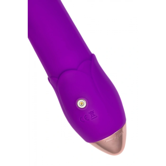 VipMarketim A-toys Wesea Silikon Duş Başlığı Vibratörü, Mor, 20.5 Cm