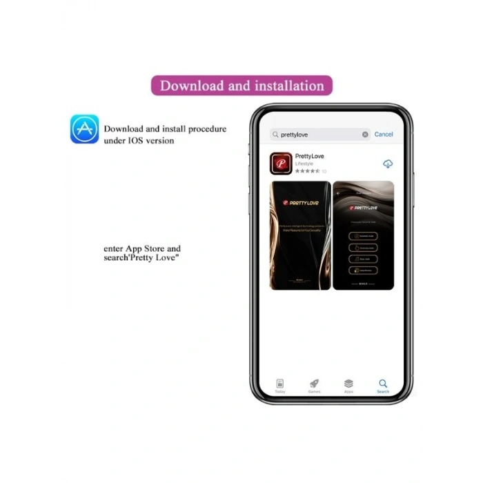 VipMarketim Abner Telefon App Kontrollü Titreşimli Giyilebilir Çok Amaçlı Kullanımlı Vibratör