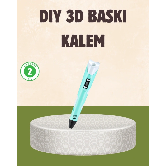VipMarketim ABS ve PLA Filament Destekli 3D Yazıcı Kalem
