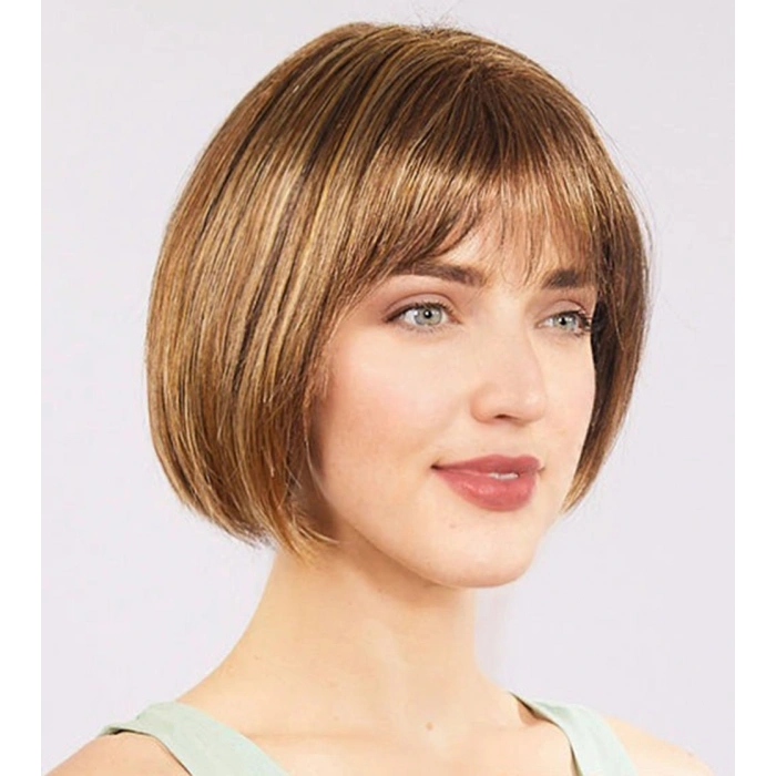 VipMarketim Açık Kahverengi Küt Parti Peruk